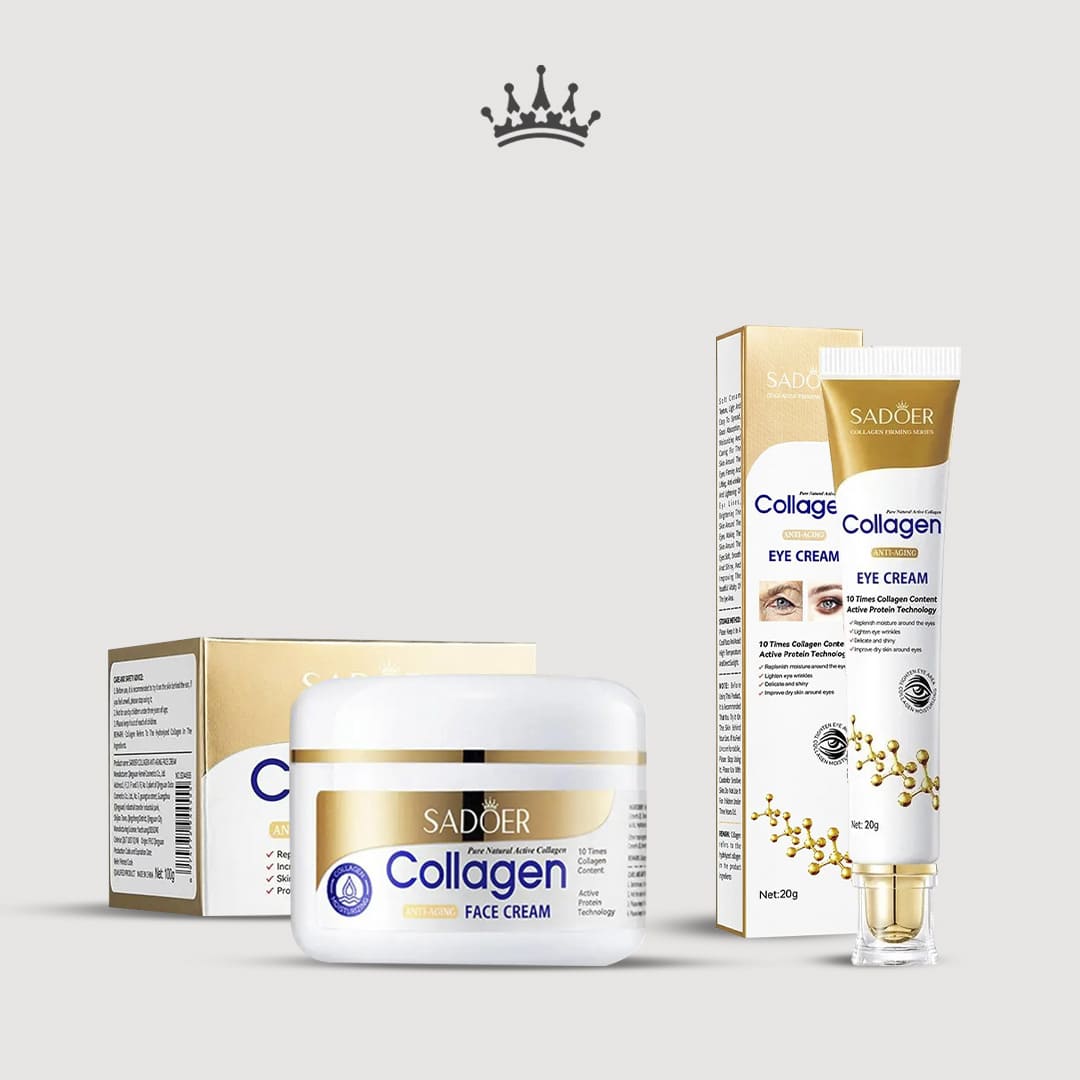 Combo Creme Colágeno: Olhos 20g + Facial 100g