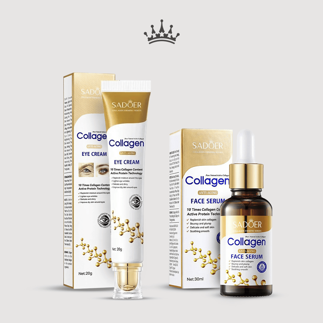 Combo Colágeno: Creme para Olhos 20g + Sérum Facial 30ml