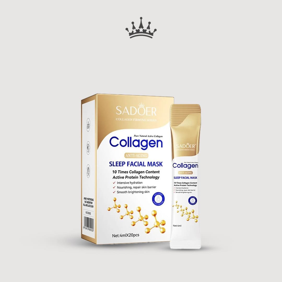Máscara Facial Noturna Colágeno 20 Unidades