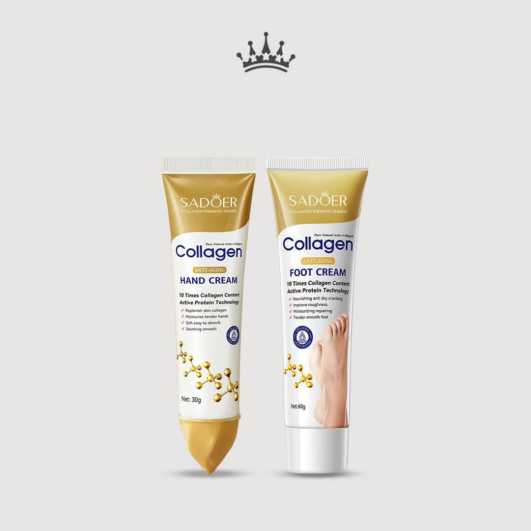 Combo Creme Colágeno: Mãos 30g + Pés 60g