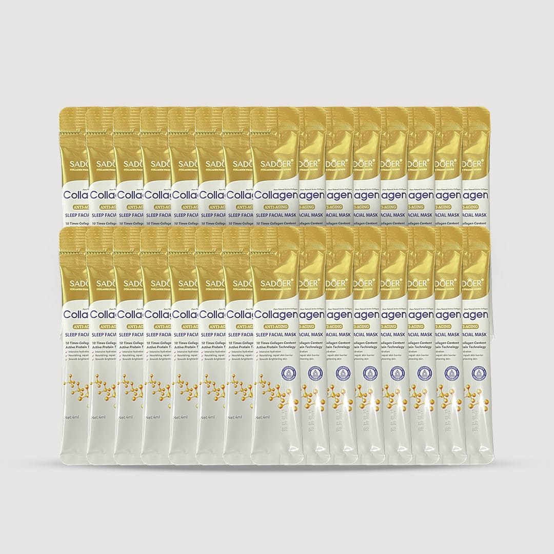 Máscara Facial Noturna Colágeno 30 Unidades