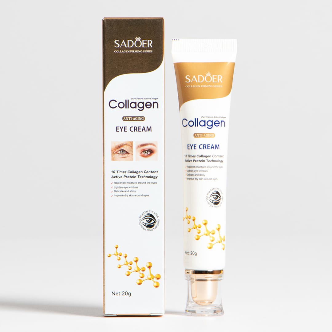 Combo Colágeno para Olhos: Creme 20g + Máscara 60 Unidades